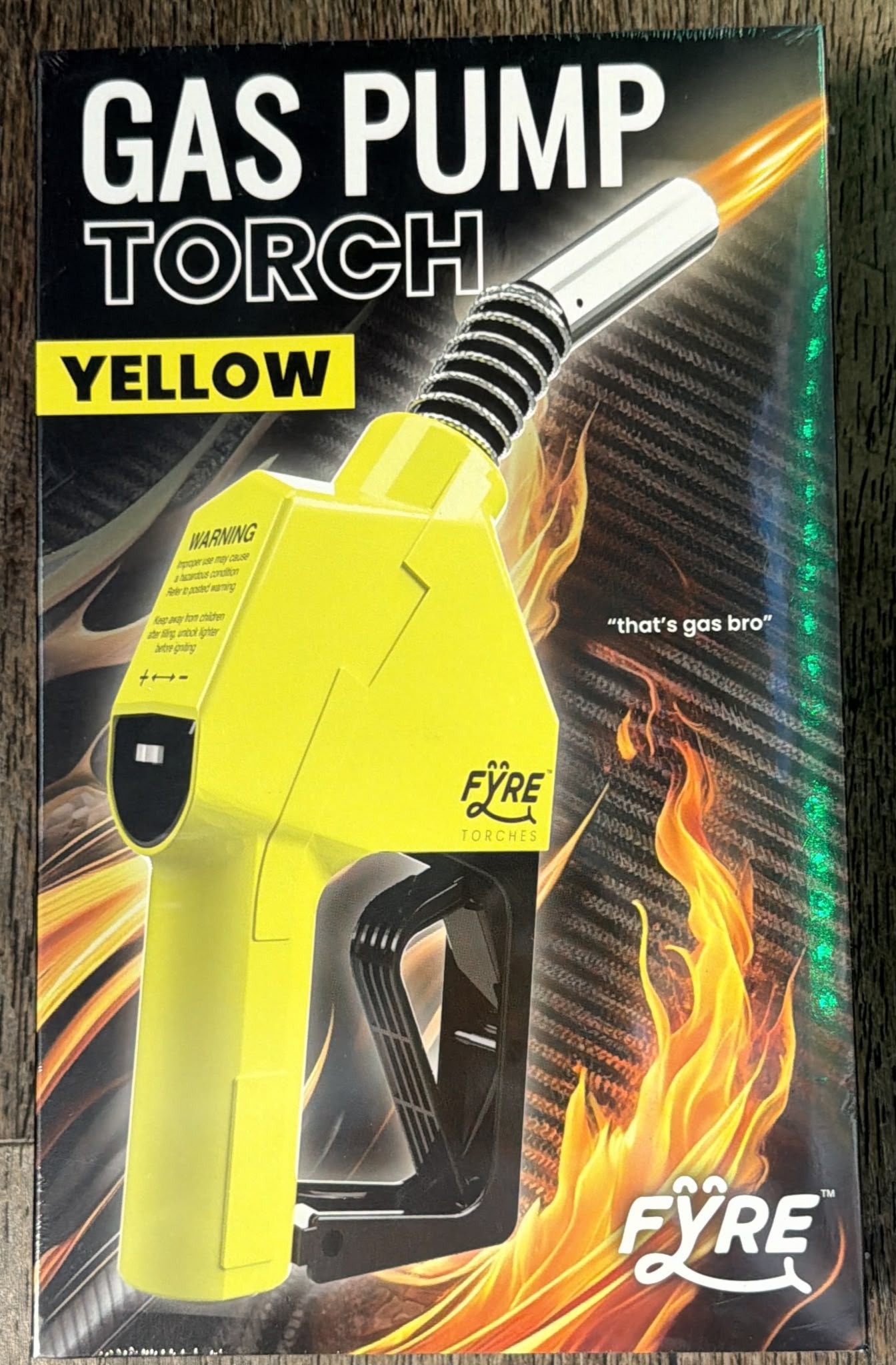 Gas Pump Torch Yellow